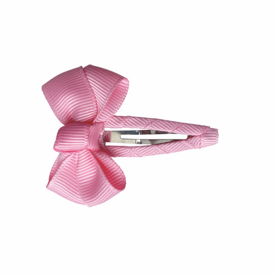 Haarspange mit Schleife in rosa